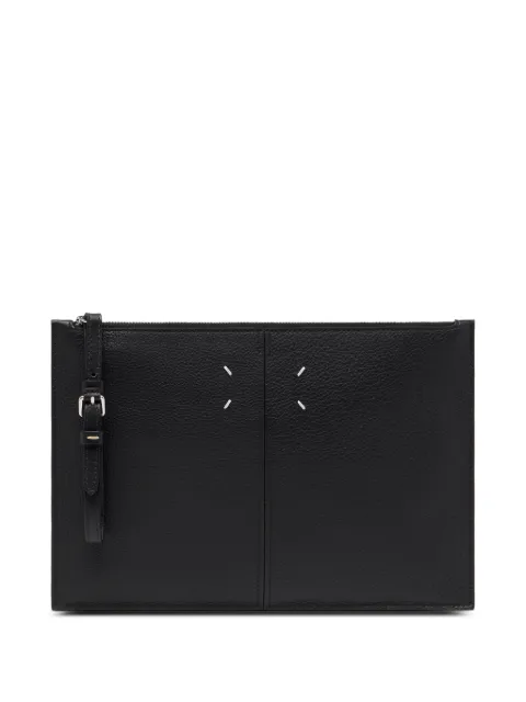 Maison Margiela buckle leather clutch bag Black SA2TT0007P7268
