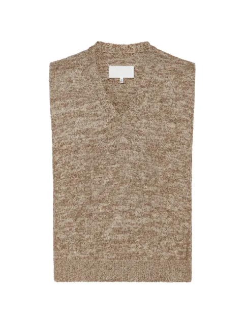 Maison Margiela V-neck top Neutrals S50FB0115M13152