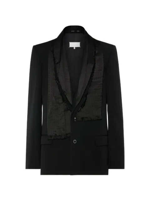 Maison Margiela wool scarf jacket Black S67BN0070M35859