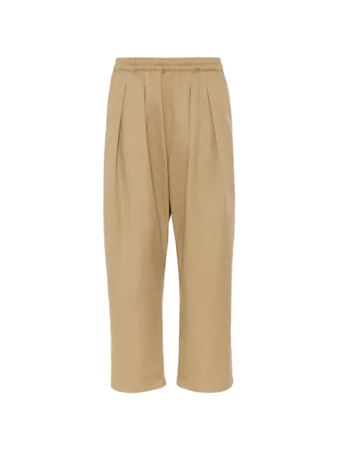 Maison Margiela dropped-rise cotton trousers Neutrals S67KA0091S54042
