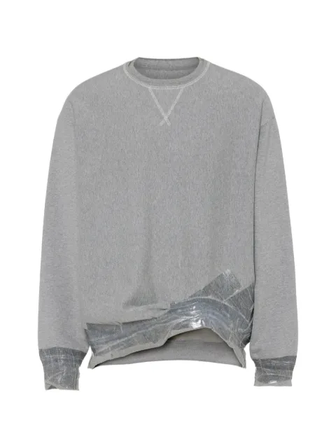 Maison Margiela taped jersey sweatshirt Grey S67GU0038S25505