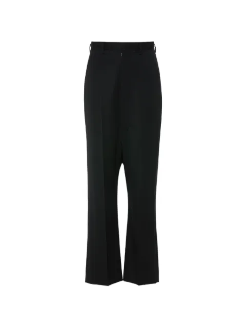 Maison Margiela dropped-rise wool trousers Black S67KA0084M35910