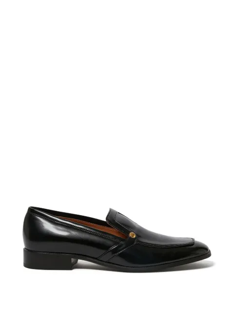Stella McCartney brushed bicolor loafers Black 810661E00295