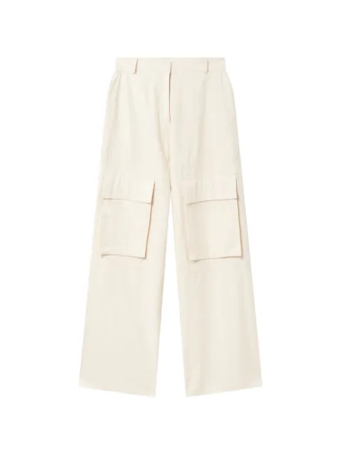 Stella McCartney washed cotton cargo trousers Neutrals 6440303HU175