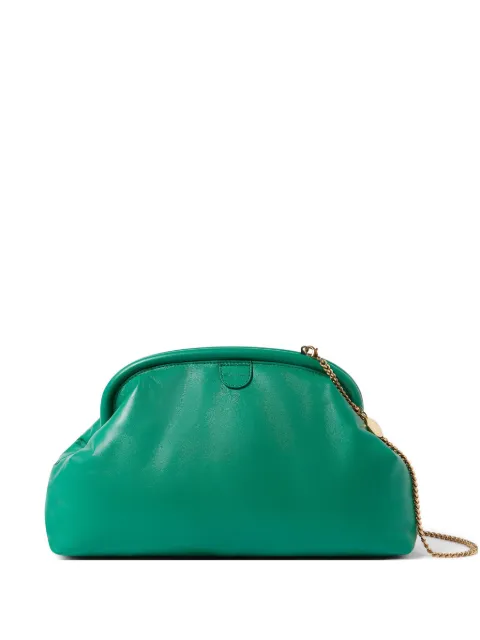 Stella McCartney Falabella padded soft clutch Green 7B0189WP0695