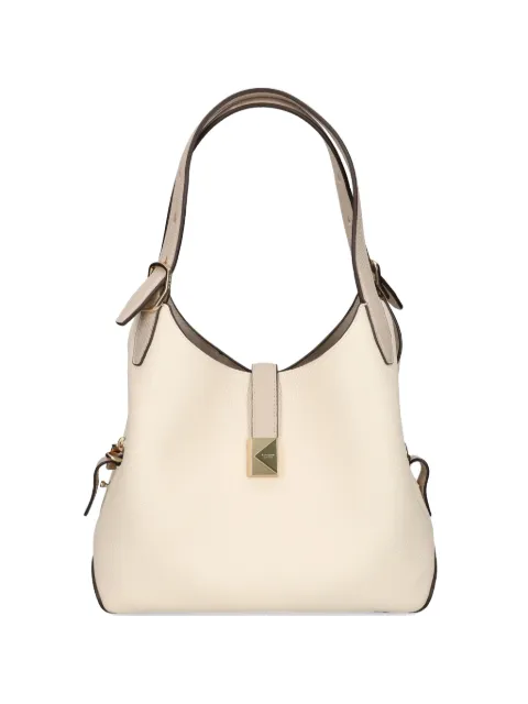 Kate Spade Deco buckle leather tote bag Neutrals KI551