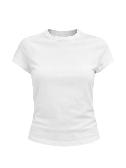 Reformation Max Slim Tee plain T-shirt White 1316453WHT