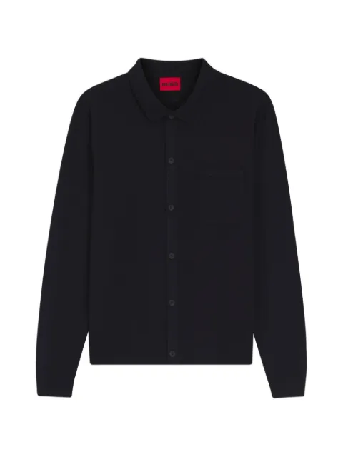 HUGO front-pocket cardigan Blue 50553663