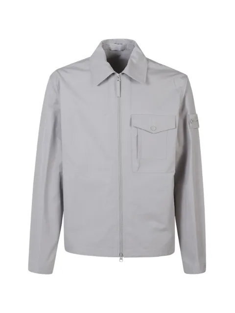 Stone Island 1200011 all-weather cotton Canvas_S.I. Ghost overshirt Purple L1S151200011S0F01