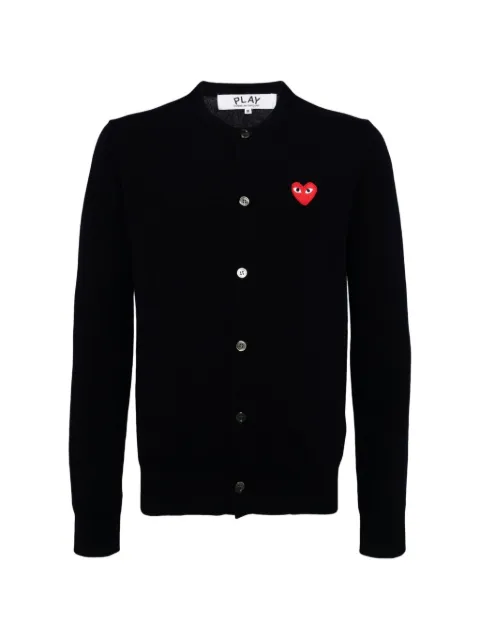 Comme Des Garçons heart-logo cardigan Black AXN0072