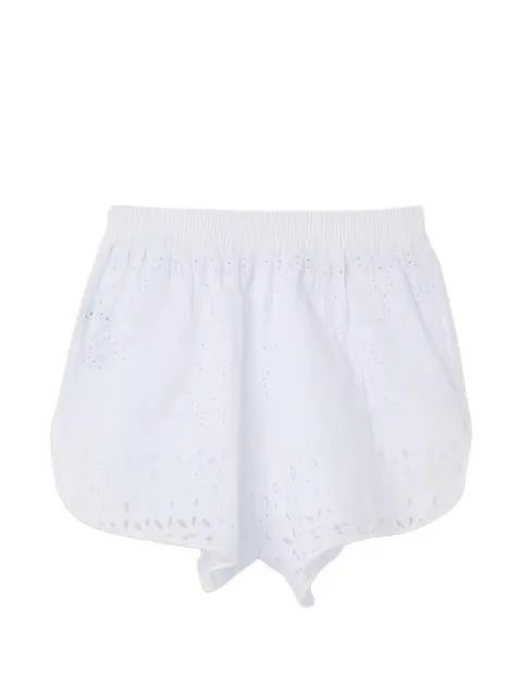 Ermanno Scervino broderie anglaise lace shorts White D444P604GXV