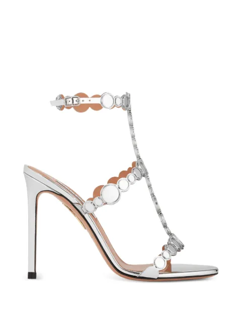 Aquazzura Cha Cha Cha Crystal sandals Silver AGWHIGS0SSYCCC