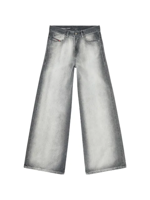 Diesel 1978 D-Akemi wide-leg jeans Black A2383709P28
