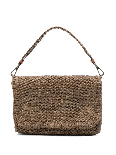 IBELIV Opera raffia tote bag Brown OPERA098