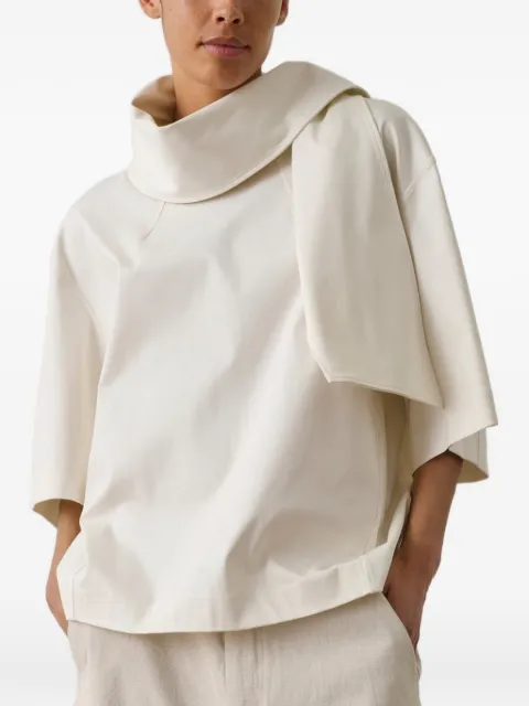 Soeur Helena scarf blouse White TSH0720HELENA