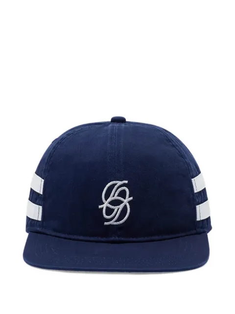 Drôle De Monsieur logo striped baseball cap Blue GCP169CO138DNY
