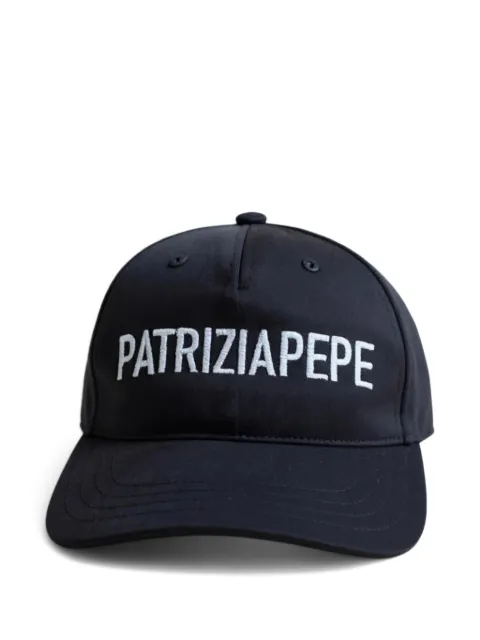 Patrizia Pepe logo-embroidered baseball cap Black 8F1650J004