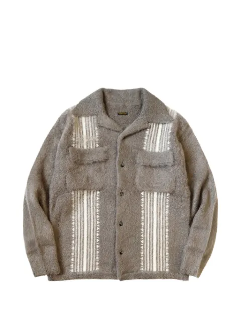 KAPITAL 7G mohair knit board shirt Neutrals K2410KN108