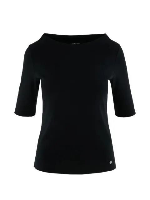 MARCCAIN boat-neck T-shirt Black YR4845J50