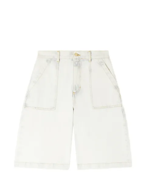 SANDRO washed denim bermuda shorts Blue SFPSH00626
