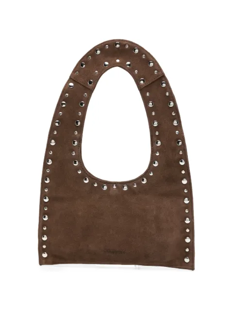 Gimaguas mini Franca studded suede shoulder bag Brown AUS2412059
