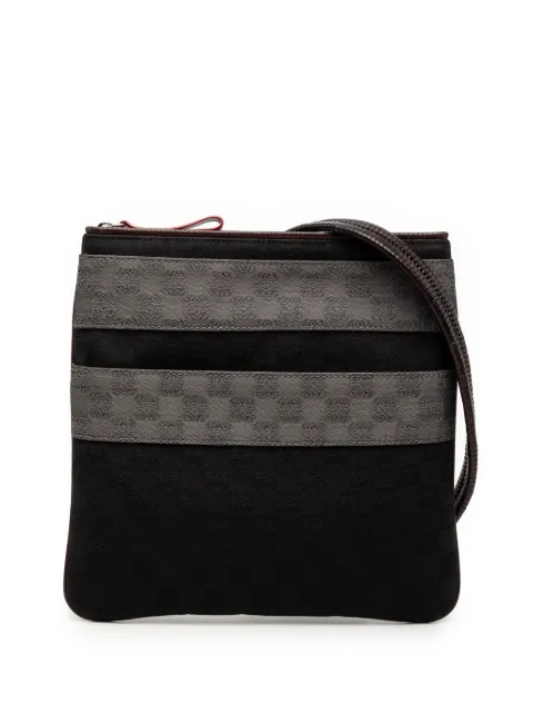 Loewe Pre-Owned 2000-2026 Anagram Canvas crossbody bag Black EPA9AL4C5SZ9FZTO