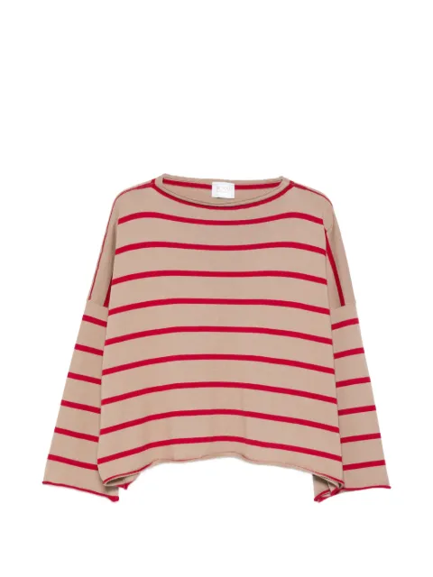 BeYou striped round-neck sweater Neutrals MVD26B6