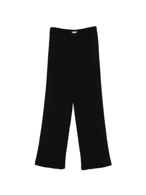Issey Miyake ribbed trousers Black IM66FF650