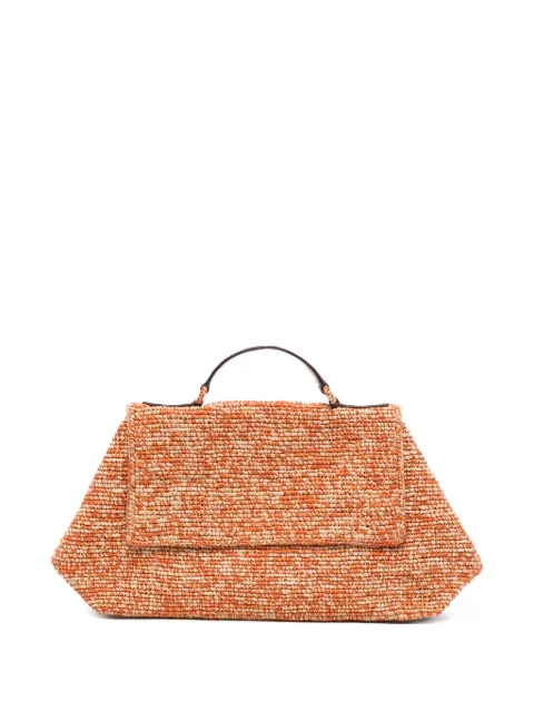 IBELIV Lahady raffia tote bag Orange LAHADY098