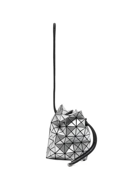 Bao Bao Issey Miyake geometric-print drawstring tote bag Silver BB66AG531