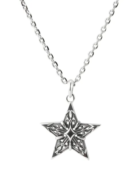 Emanuele Bicocchi large Stella star-pendant necklace Silver STNTP3