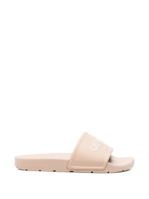 Off-White logo-detail flip flops Neutrals M002S6M002