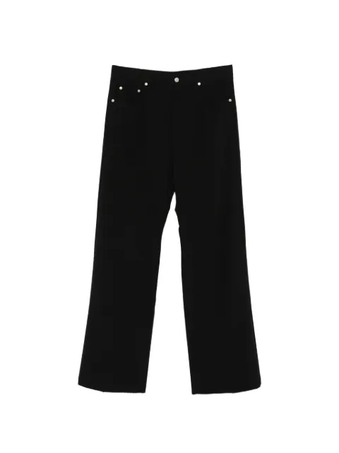 Rick Owens Geth button-fastening trousers Black RR01F2333WLP
