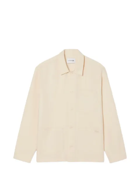 Lacoste patch-pocket shirt Neutrals CH184100