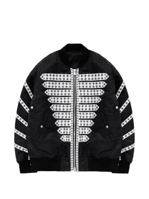 Takahiromiyashita The Soloist Huge Brit bomber jacket Black TM46