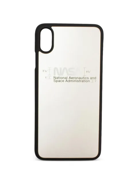 Heron Preston x NASA printed Iphone XR phone case Black HWPA005E197390319188