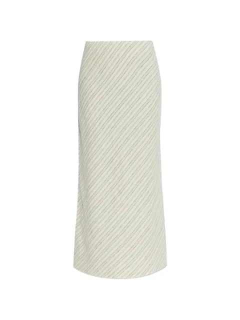 SAMSOE SAMSOE Saagneta striped maxi skirt Neutrals F24200182