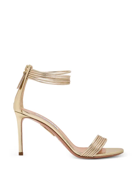 Aquazzura Sway metallic sandals Gold SWYMIDS0SSYSOG