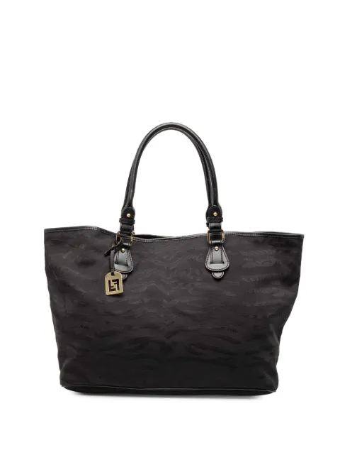 Fendi Pre-Owned 2010-2025 Canvas Tiger Print tote bag Black 1MXNTY8QPN6VT7KR