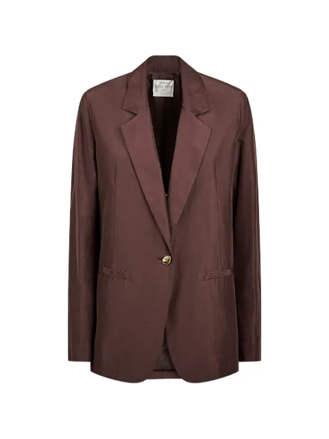 Forte Forte butto-fastening blazer Brown 145643