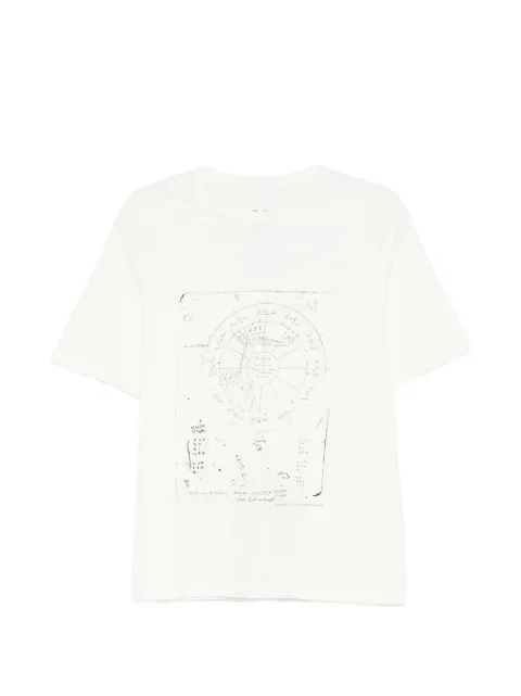 Rick Owens graphic T-shirt Neutrals RR01F2232JAEP13