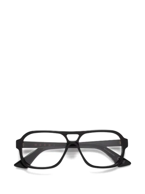 Marni Eyewear x RETROSUPERFUTURE Moziqui pilot-frame glasses Black VS5MOZIQUI