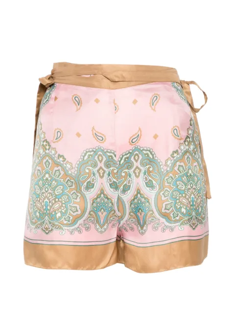 PINKO Merengue paisley-print tie-waist pareo Pink 106733A38G