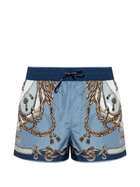 Dolce & Gabbana cargo-print short swim boxers Blue M4E48TON0CG