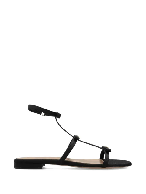Gianvito Rossi bow strap sandals Black G3274905RICGRT