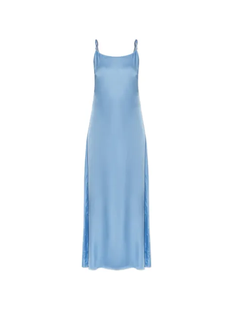 SAMSOE SAMSOE Sasinga tie-strap slip maxi dress Blue F26100104