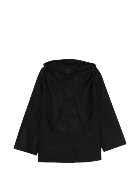 TOTEME hooded jacket Black 262WRO0292FB0633001