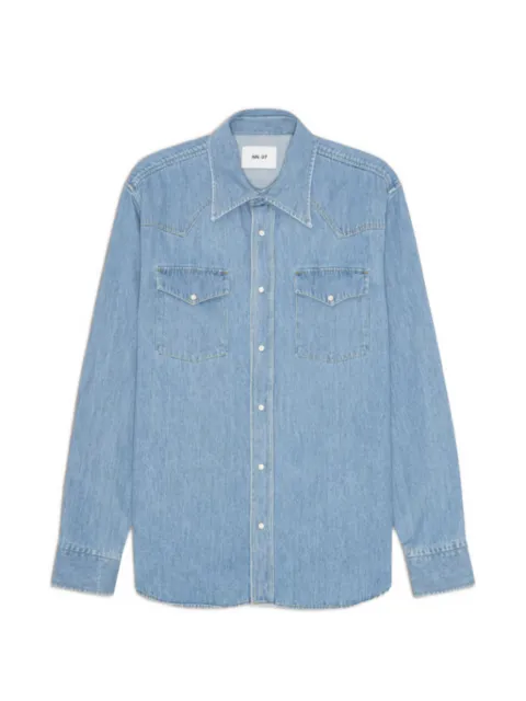 NN07 Ricky pocket denim shirt Blue 2610000060