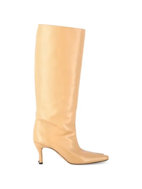 BY FAR 2023 Stevie leather boots Neutrals RFCPUGBSH699270W