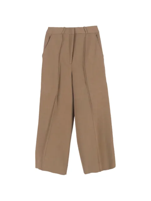 Cult Gaia 2024 Caro cropped wide-leg trousers Brown RFCPUGBCL699247W
